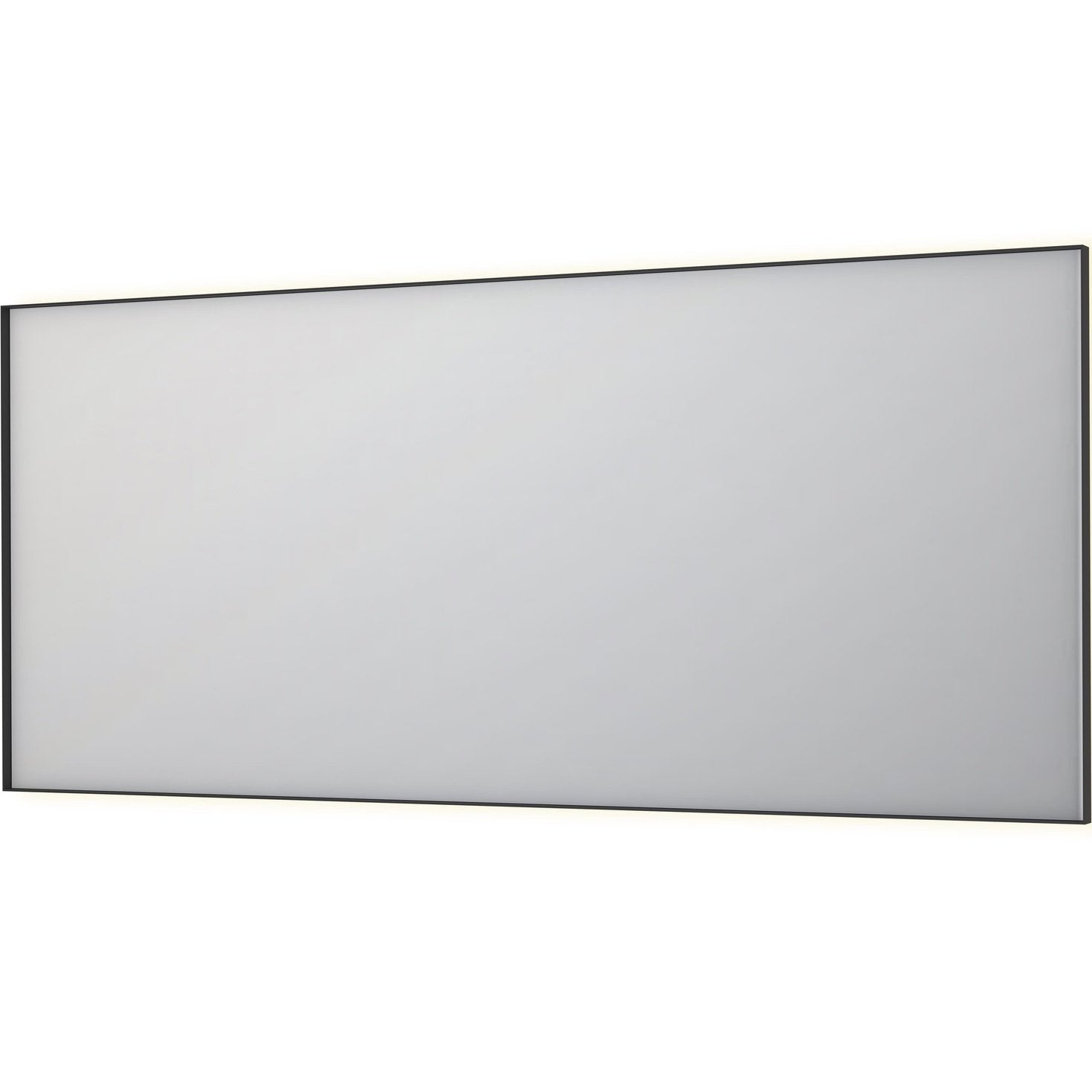 Billede af SP32 spejl med indirekte LED i matsort - 180x4x80