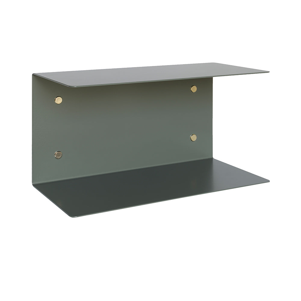 Billede af MOUD Home DETAIL metal hylde 40 cm - grågrøn