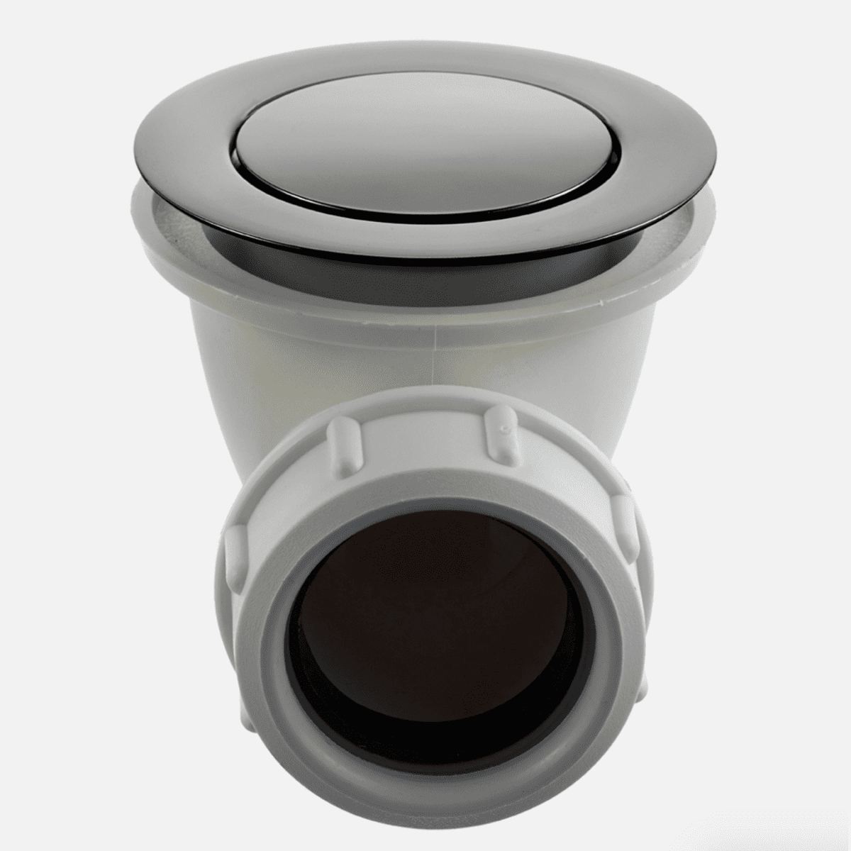 Billede af Tapwell 22200 pop-up bundventil til badekar - black chrome
