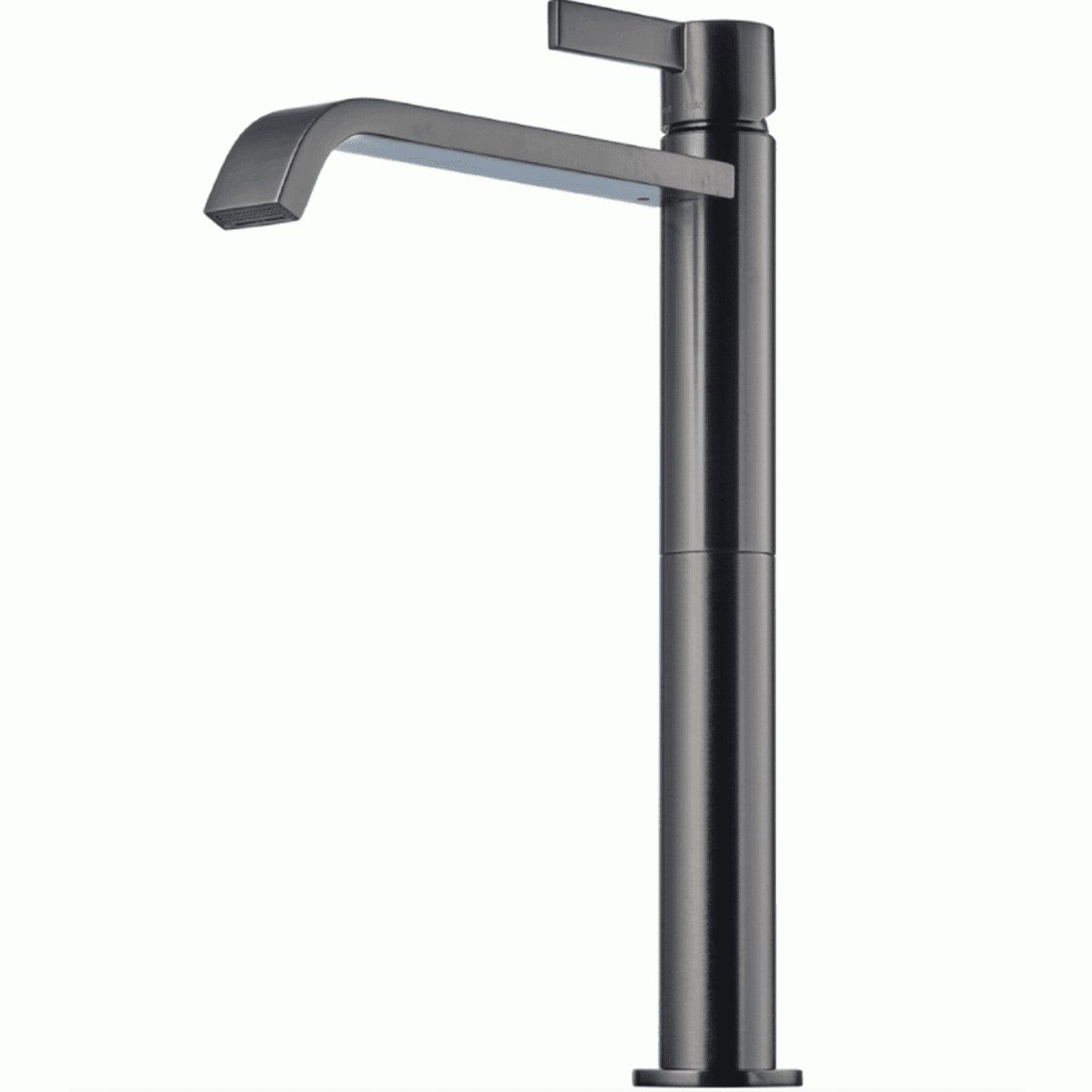 Se Tapwell ARM081 håndvaskarmatur - brushed black chrome hos Bad&Design