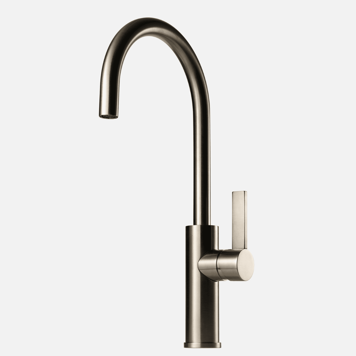 Se Tapwell ARM180 køkkenarmatur - brushed platinum hos Bad&Design