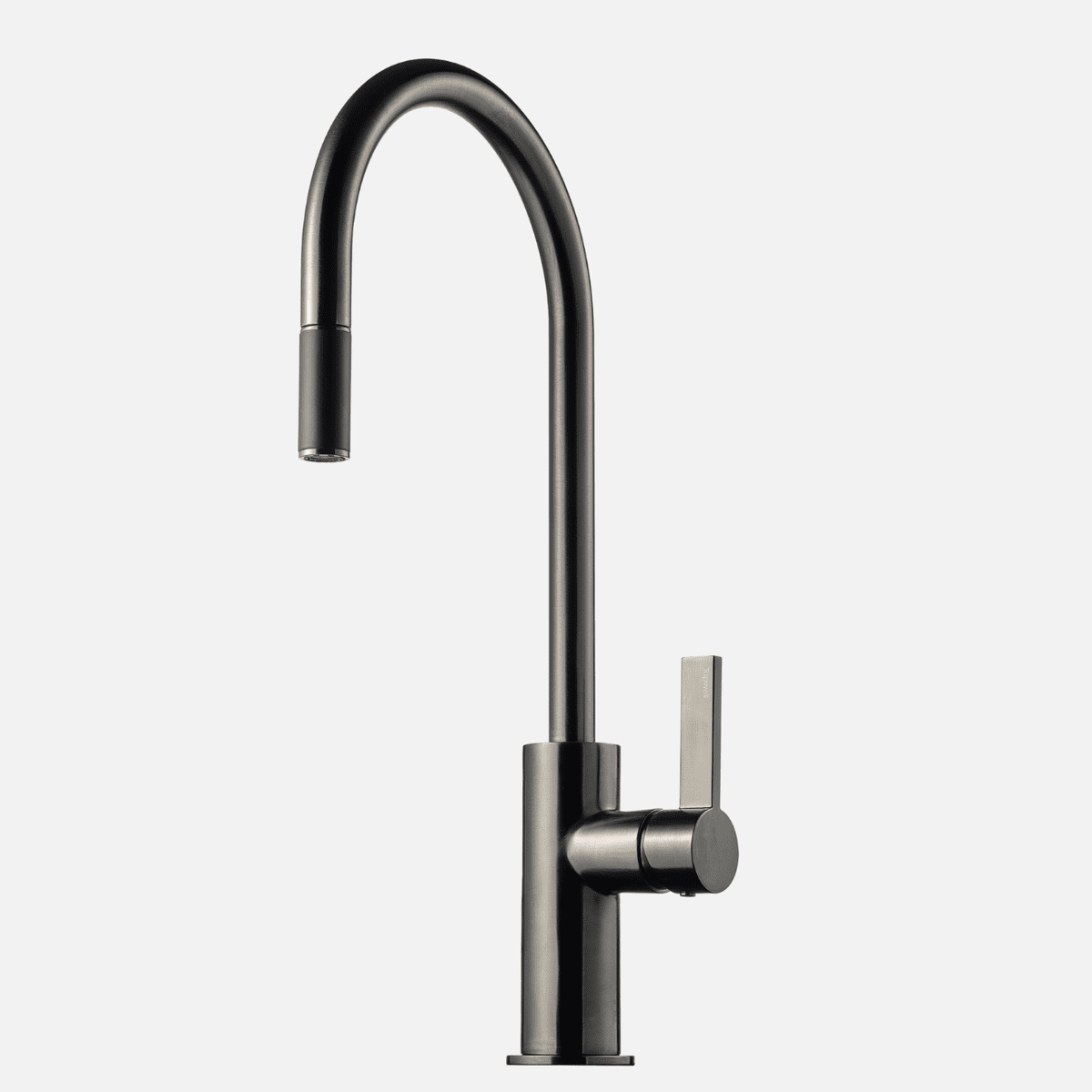 Billede af Tapwell ARM185 køkkenarmatur m/udtræk - brushed black chrome