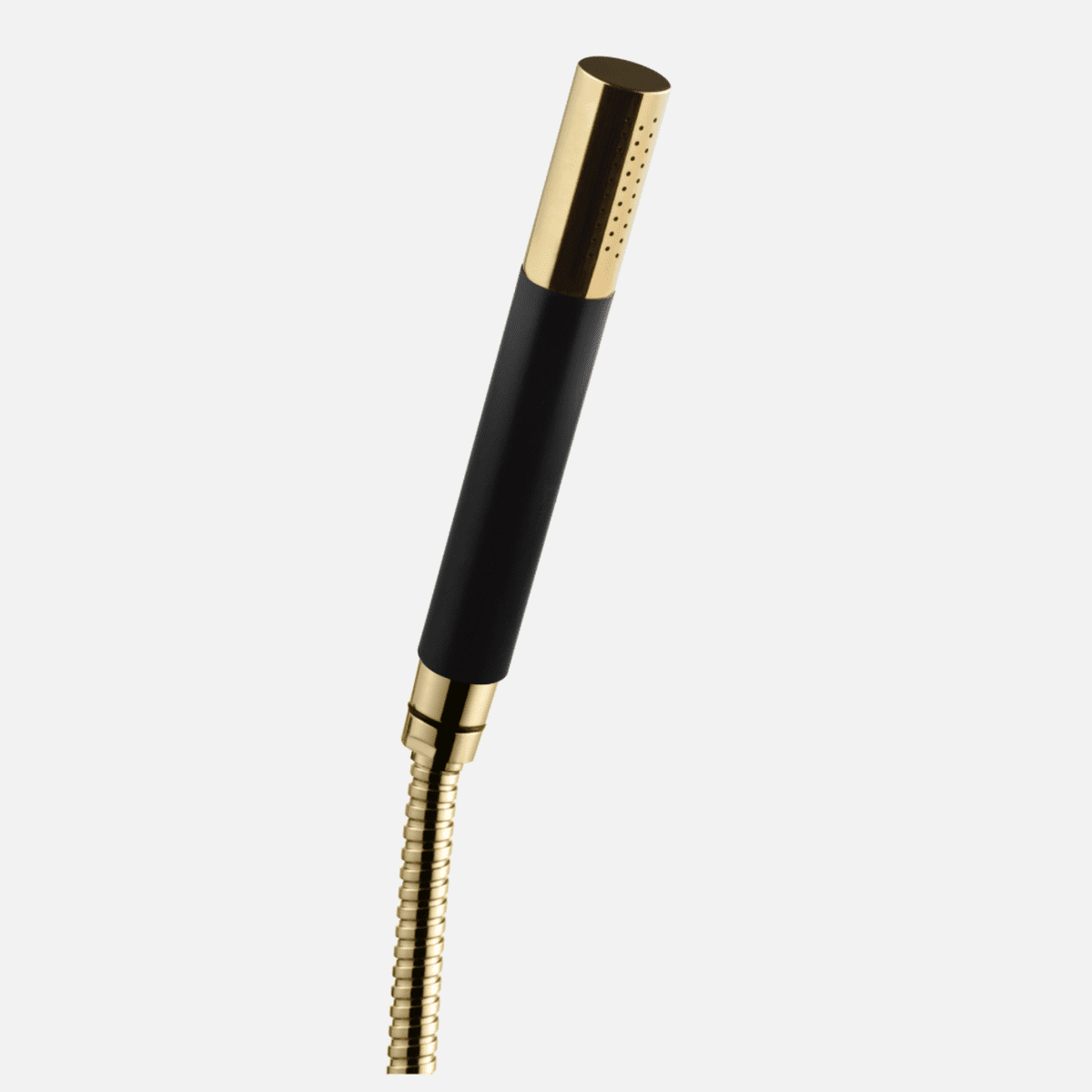 Se Tapwell DSO14090 håndbruser m/sort "grip" - honey gold hos Bad&Design