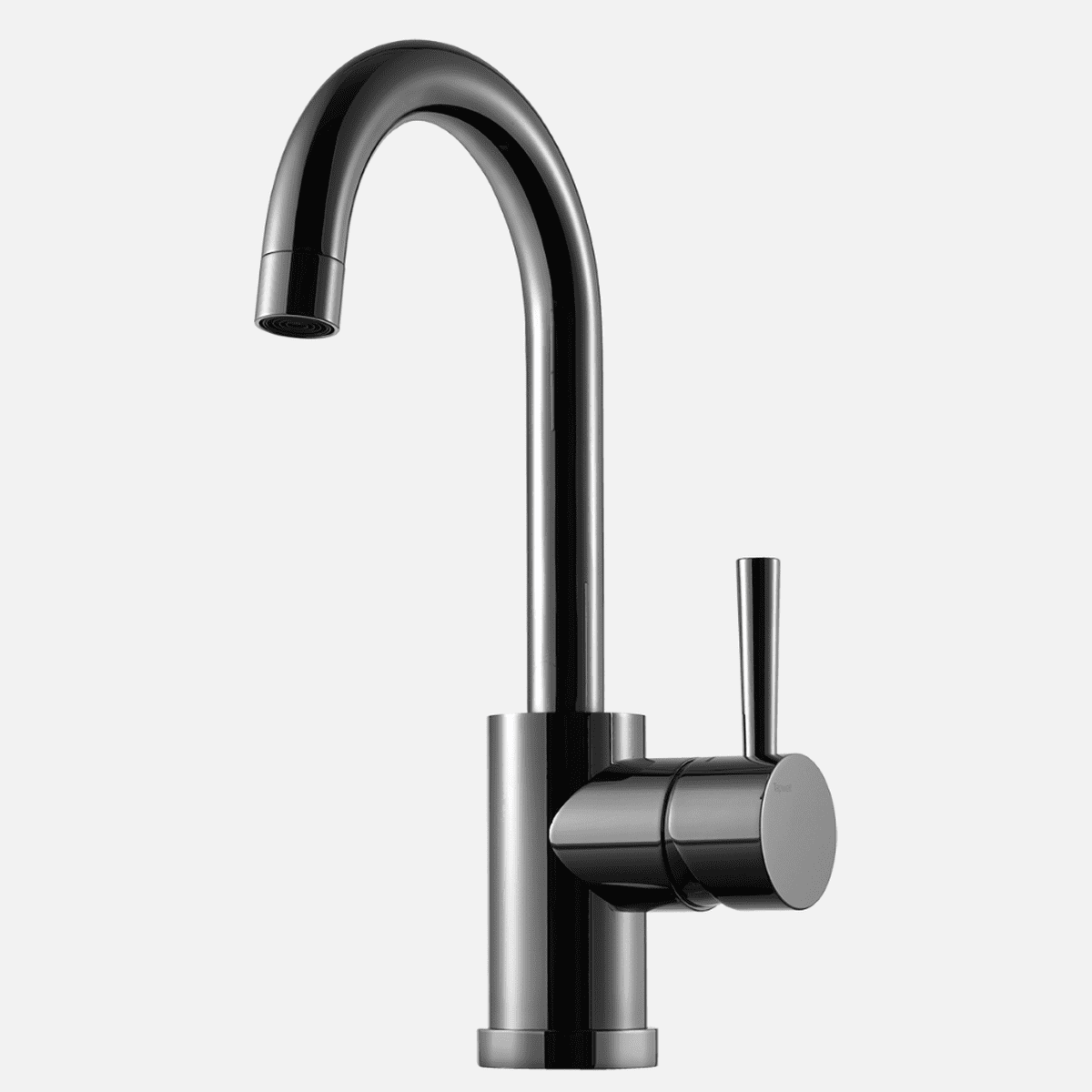 Se Tapwell EVO078 et-grebs håndvaskarmatur - black chrome hos Bad&Design