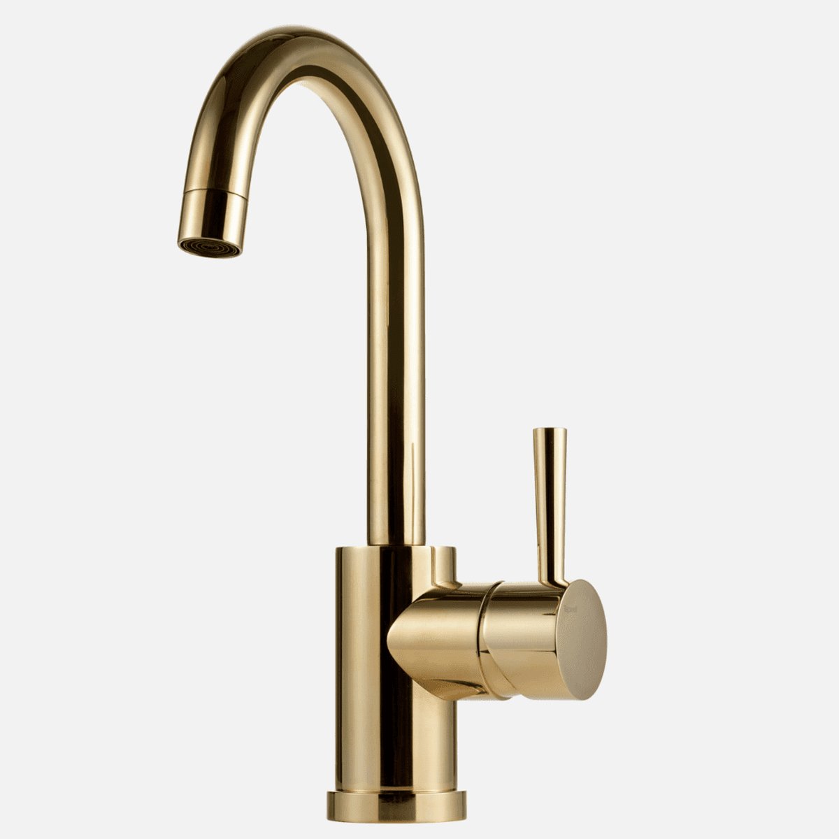 Billede af Tapwell EVO078 et-grebs håndvaskarmatur - honey gold