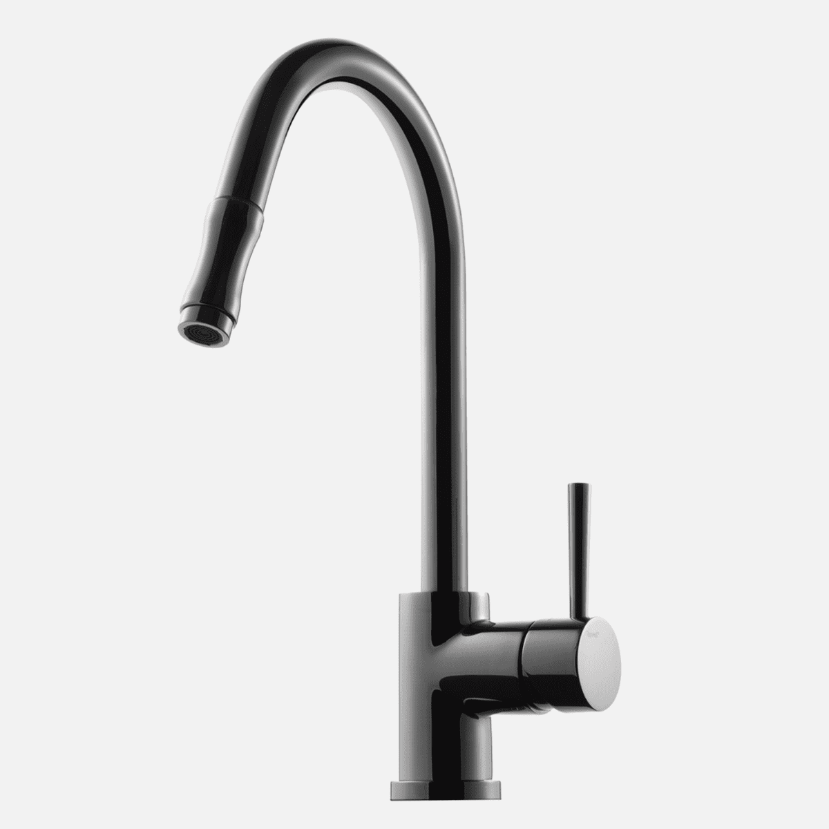 Billede af Tapwell EVO185 et-grebs køkkenarmatur m/udtræk - black chrome