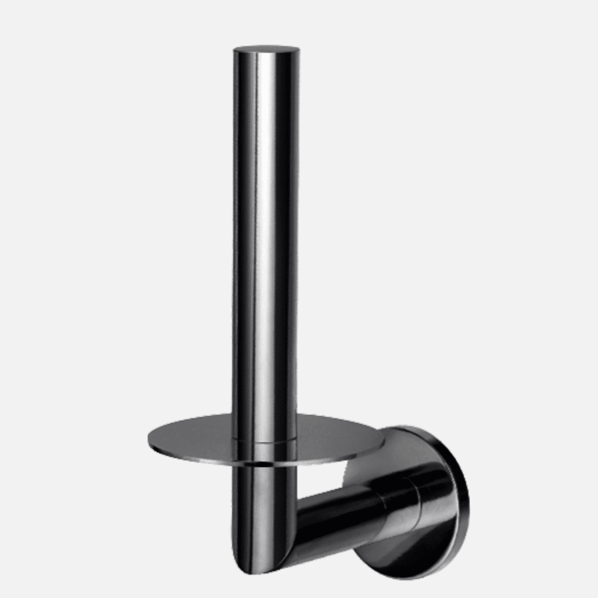 Se Tapwell TA234 reservetoiletpapirsholder - black chrome hos Bad&Design