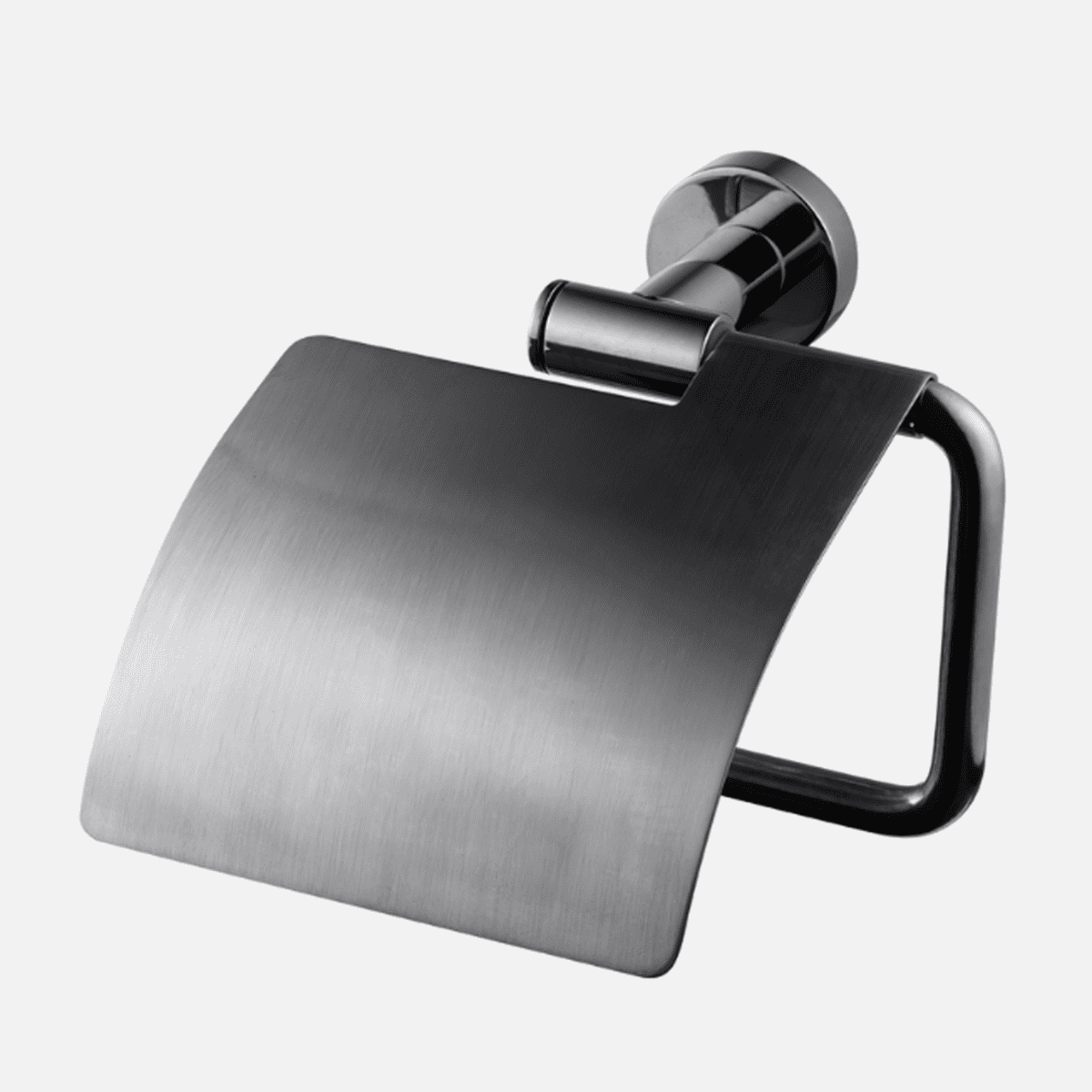 Billede af Tapwell TA236 toiletpapirsholder m/låg - black chrome