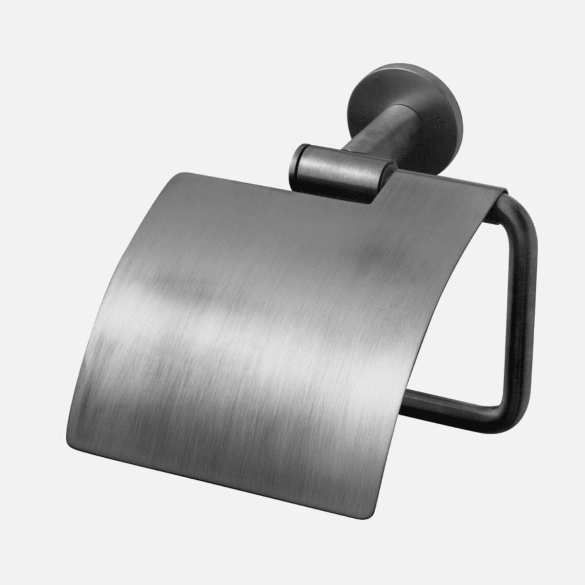 Billede af Tapwell TA236 toiletpapirsholder m/låg - brushed black chrome