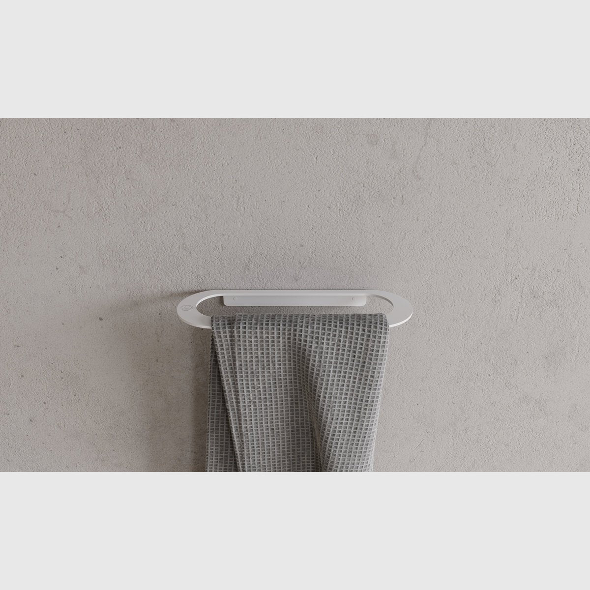 Se Copenhagen Bath CB 100 håndklædeholder - mat hvid hos Bad&Design