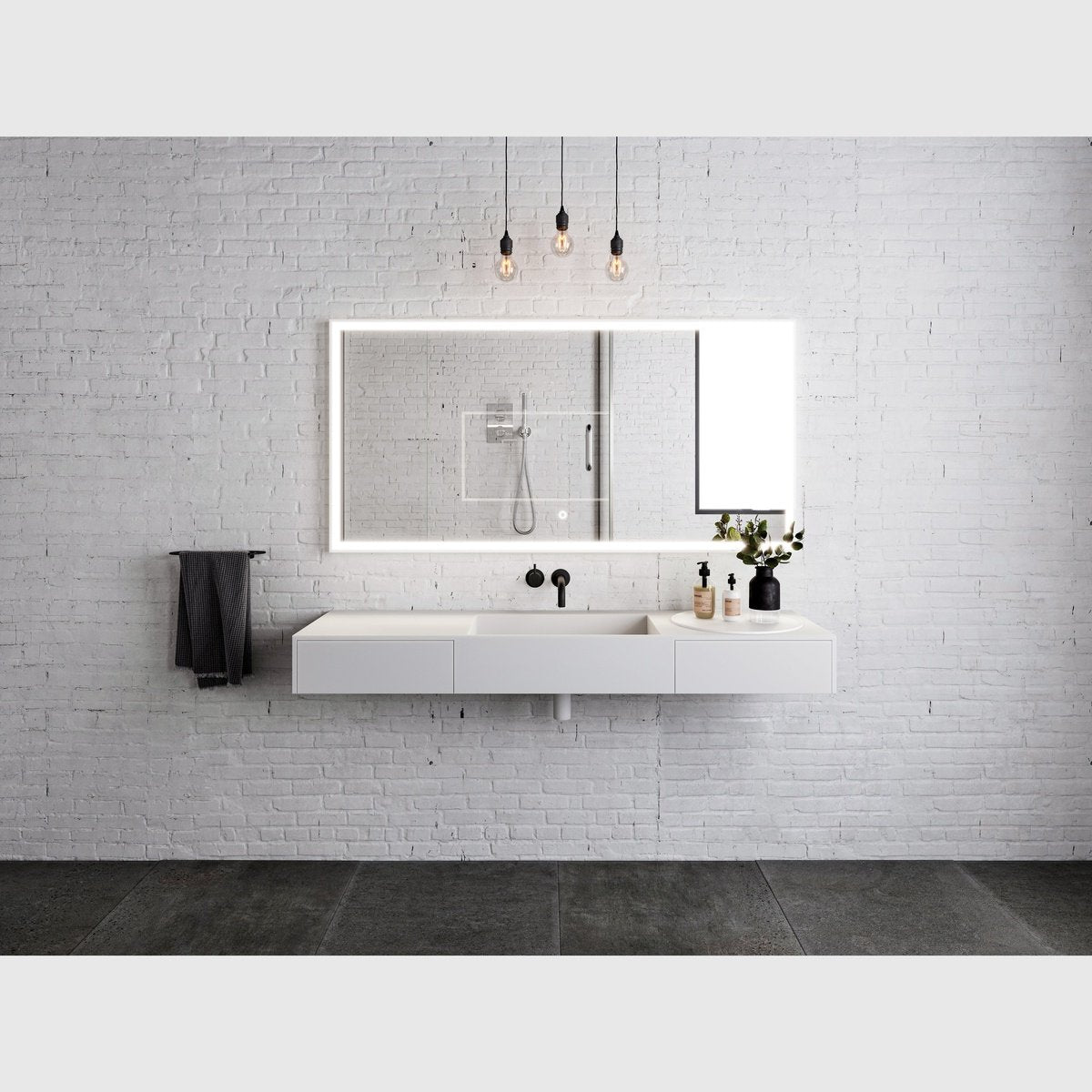 Se Copenhagen Bath Enkøping 100 håndvask - mat hvid (pre-order maj) hos Bad&Design