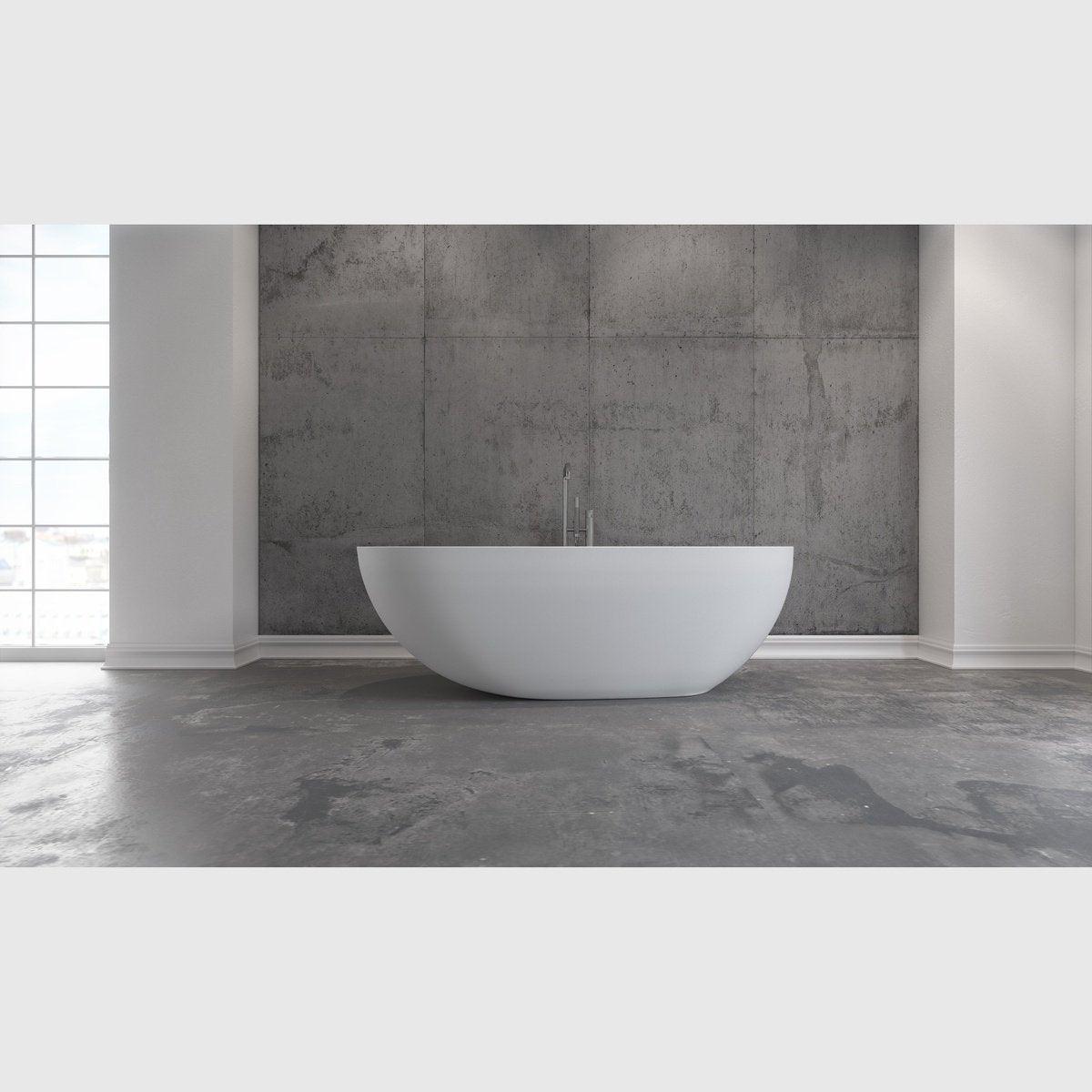 Se Copenhagen Bath Hammershus 169 badekar - mat hvid hos Bad&Design