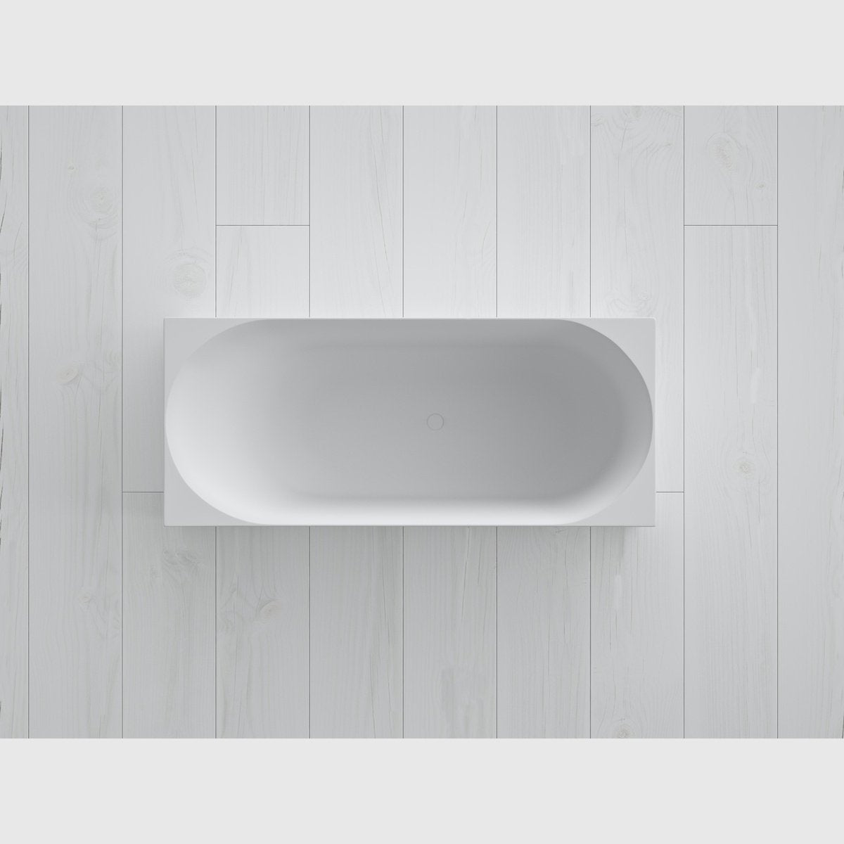Se Copenhagen Bath SQ1 170 badekar - mat hvid hos Bad&Design