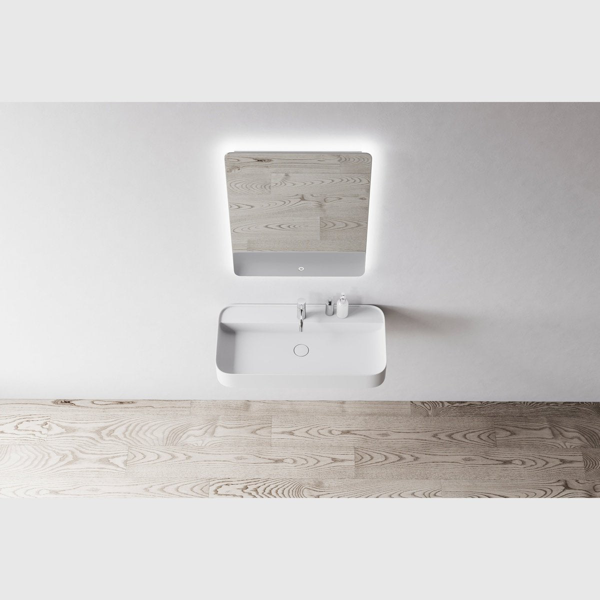 Se Copenhagen Bath Yuno WA 80 - mat hvid hos Bad&Design