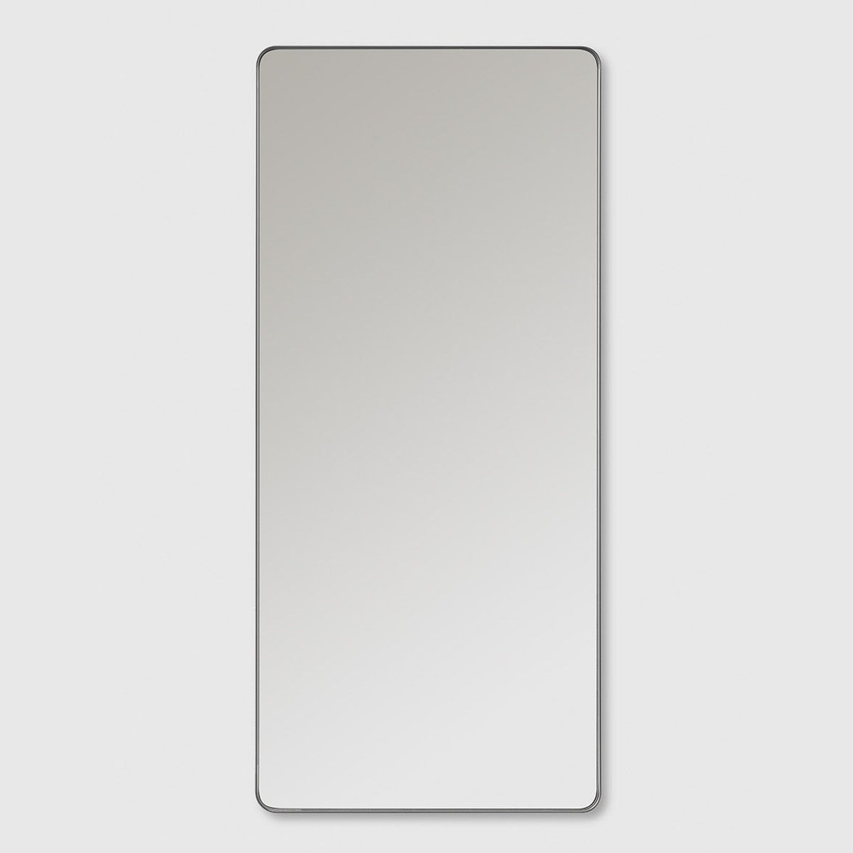 Se HAVEN M6 Frame 45x100cm spejl med belysning - brushed metal hos Bad&Design