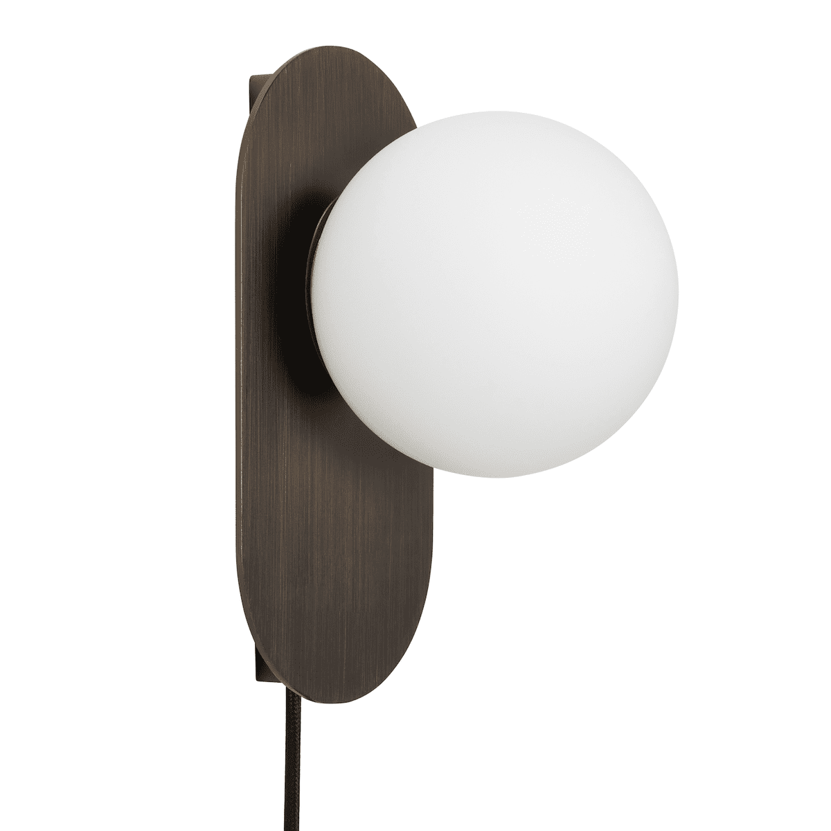 Billede af Hübsch Moon Wall Lamp - black