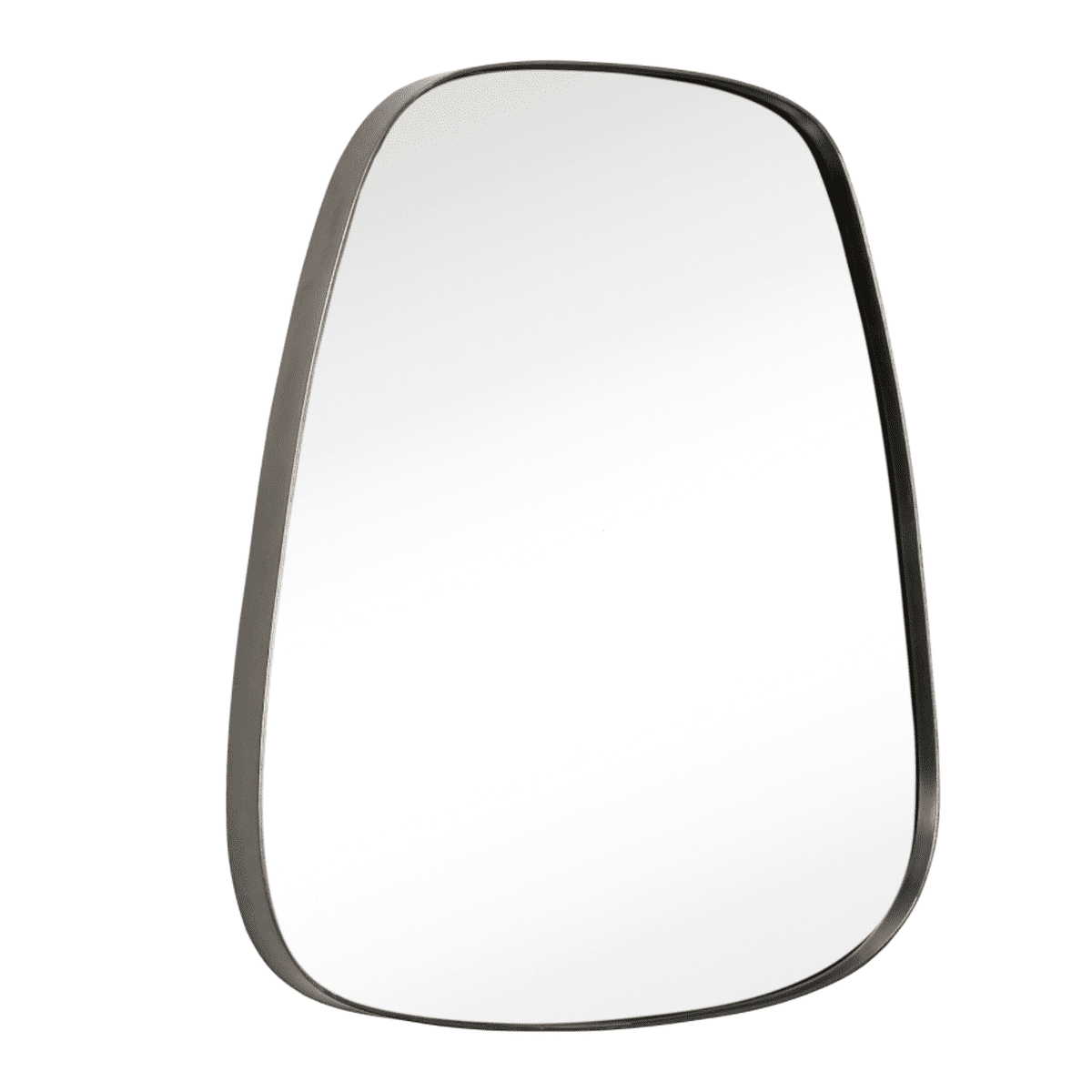 Billede af Hübsch Retro Wall Mirror - 42x2x48cm - trapezium iron