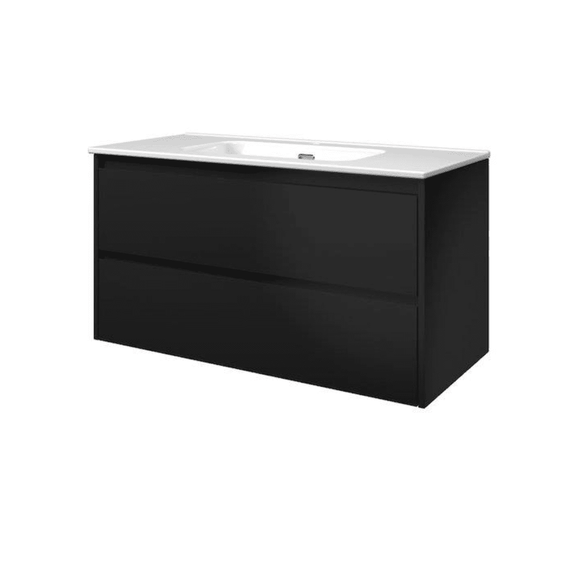 Billede af Sanibell Proline møbelpakke - 100x46cm - mat sort