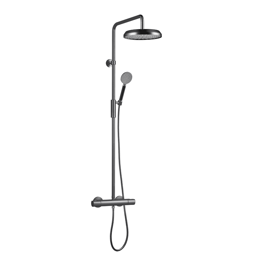 Se Tapwell ARM5200 brusesystem med termostat - brushed black chrome hos Bad&Design