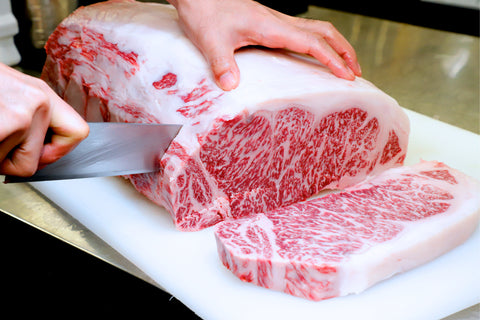 A5 BMS12 Japanese Wagyu Kobe Beef NY Strip