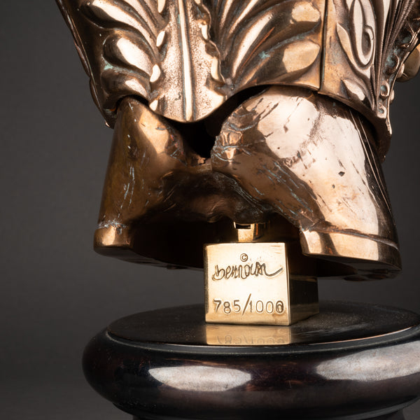 Miguel BERROCAL (1933-2006) 'Amaggio Ad Arcimboldo' Opus 167 (1976-79) - polished bronze puzzle sculpture.