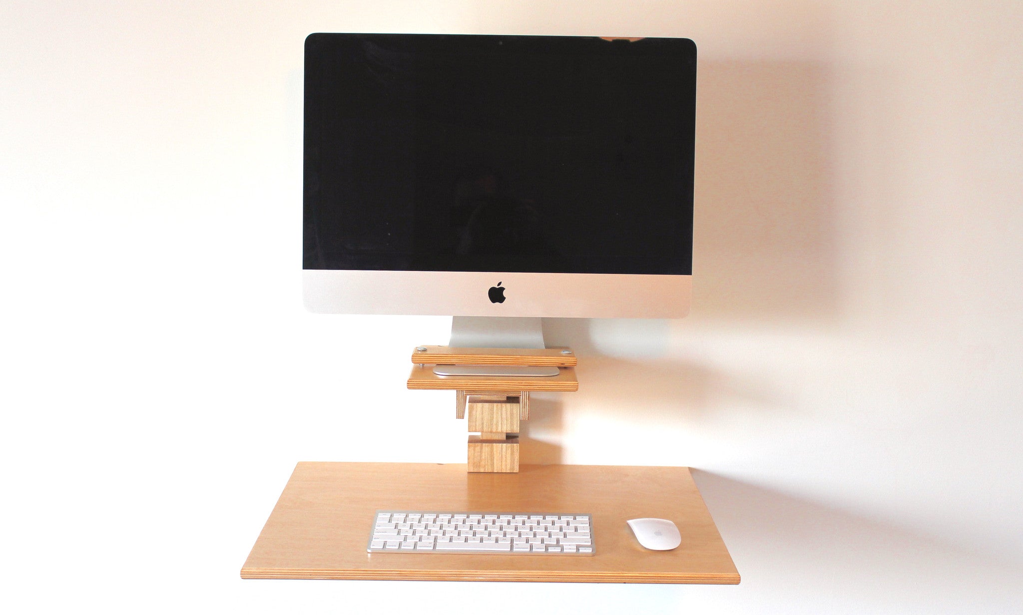 Wall Mounted Standing Desk Imac Model Gereghty Desk Co