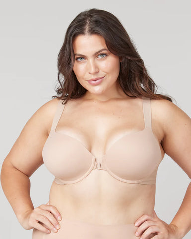 Spanx Women's Nude Bras - Bra-llelujah Wireless Bra - Size One