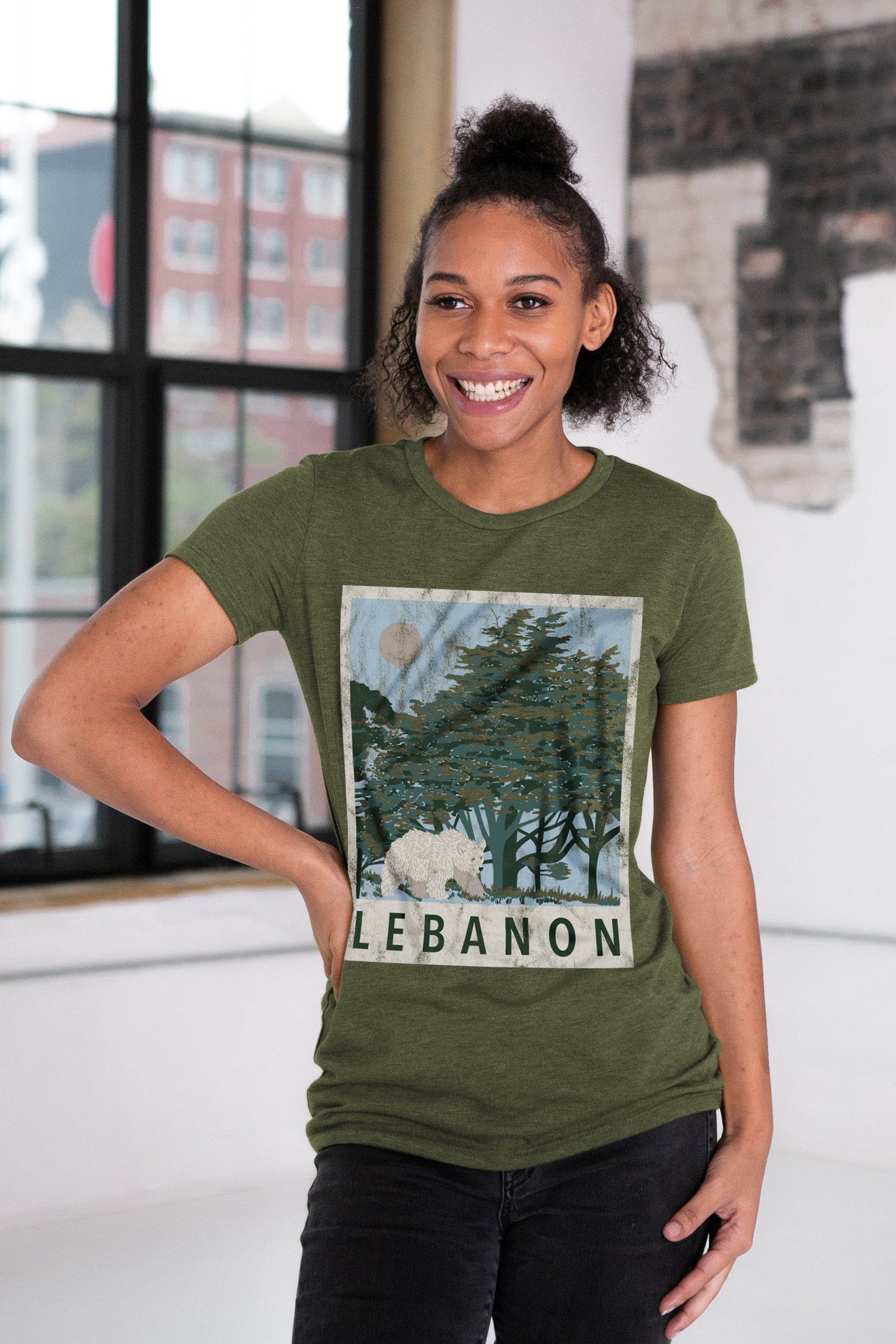 Lebanon Travel Ladies Eco-Triblend Tee