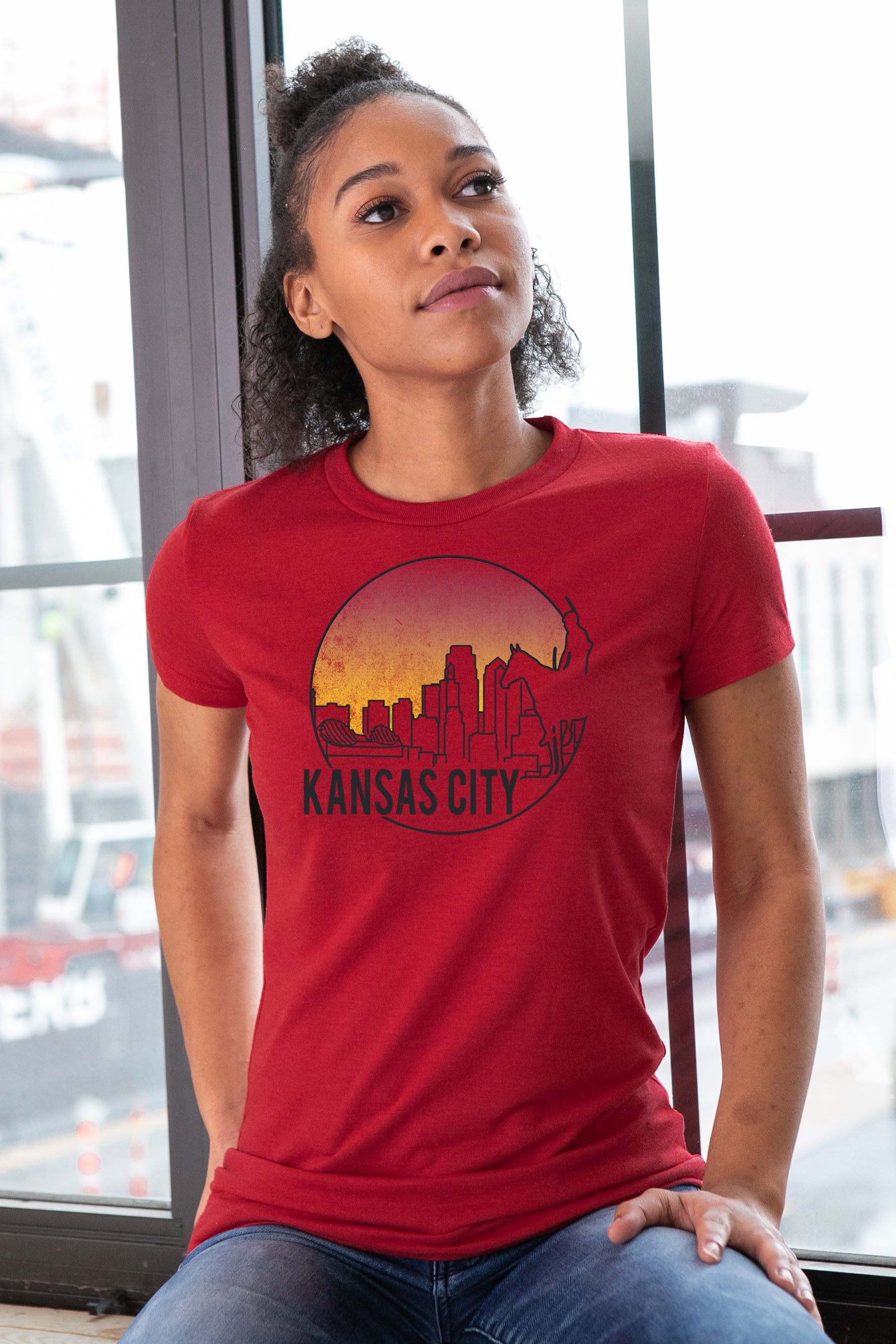 Kc Scout Ladies Eco-Triblend Tee