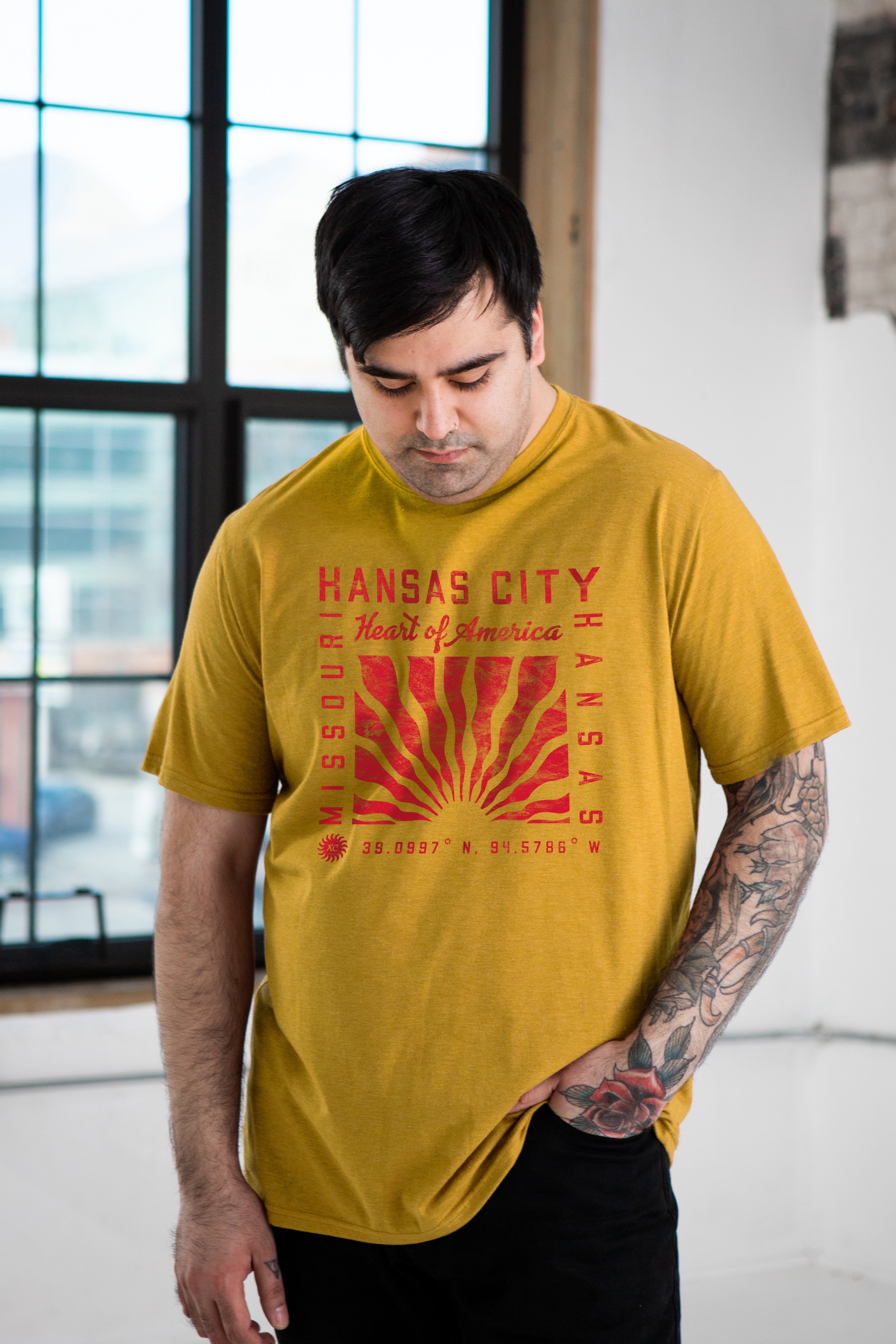 Heart Of America Unisex Eco-Triblend Tee