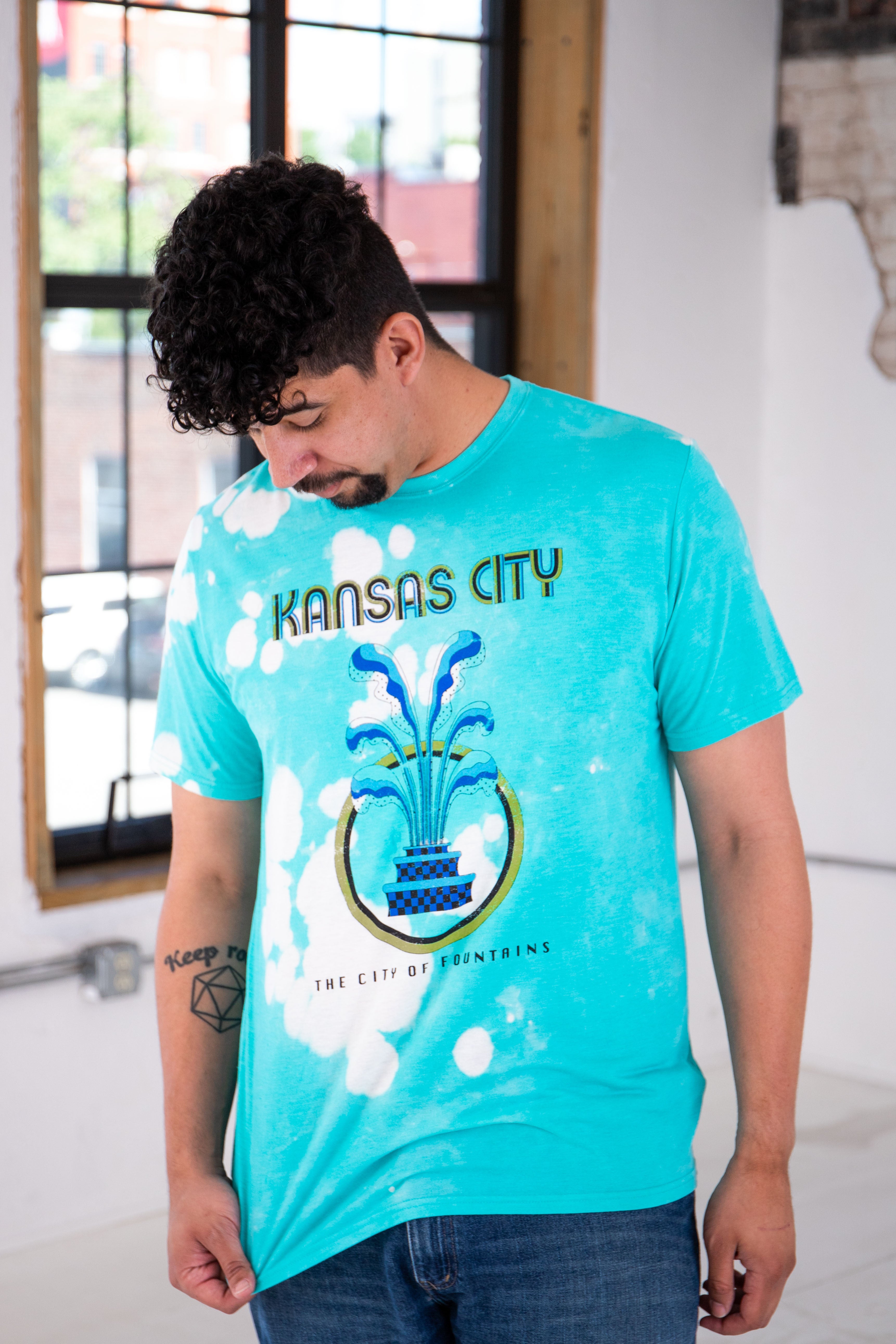 Kc Fountain Unisex Eco-Triblend Tee