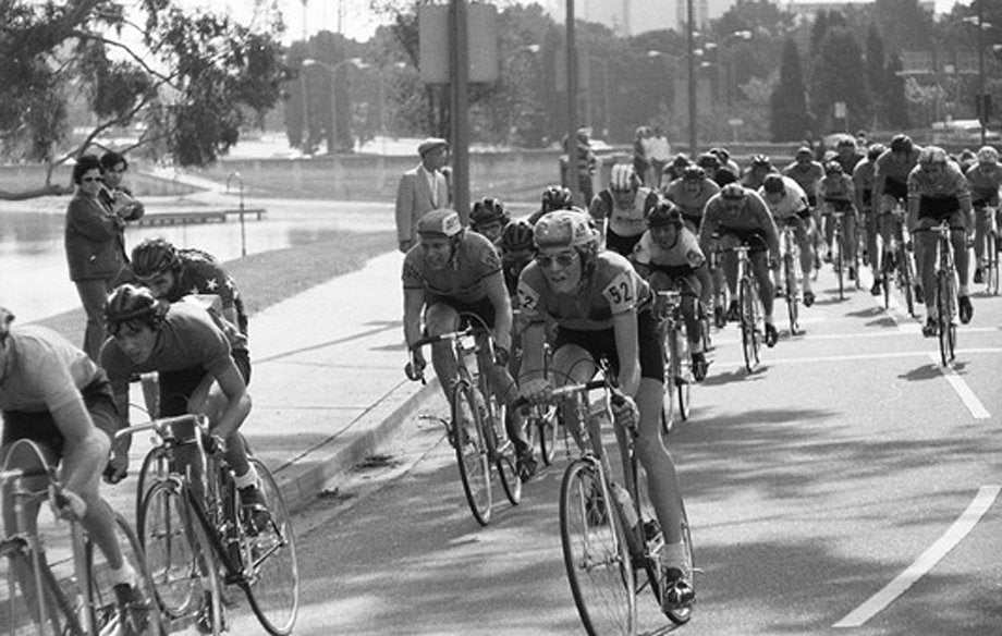 Tom participating in the “Lake Merritt Criterium” race