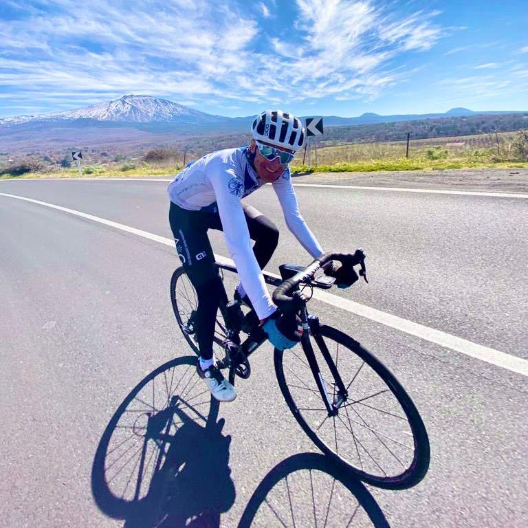 Paolo Alberati on the slopes of Etna, Sicily