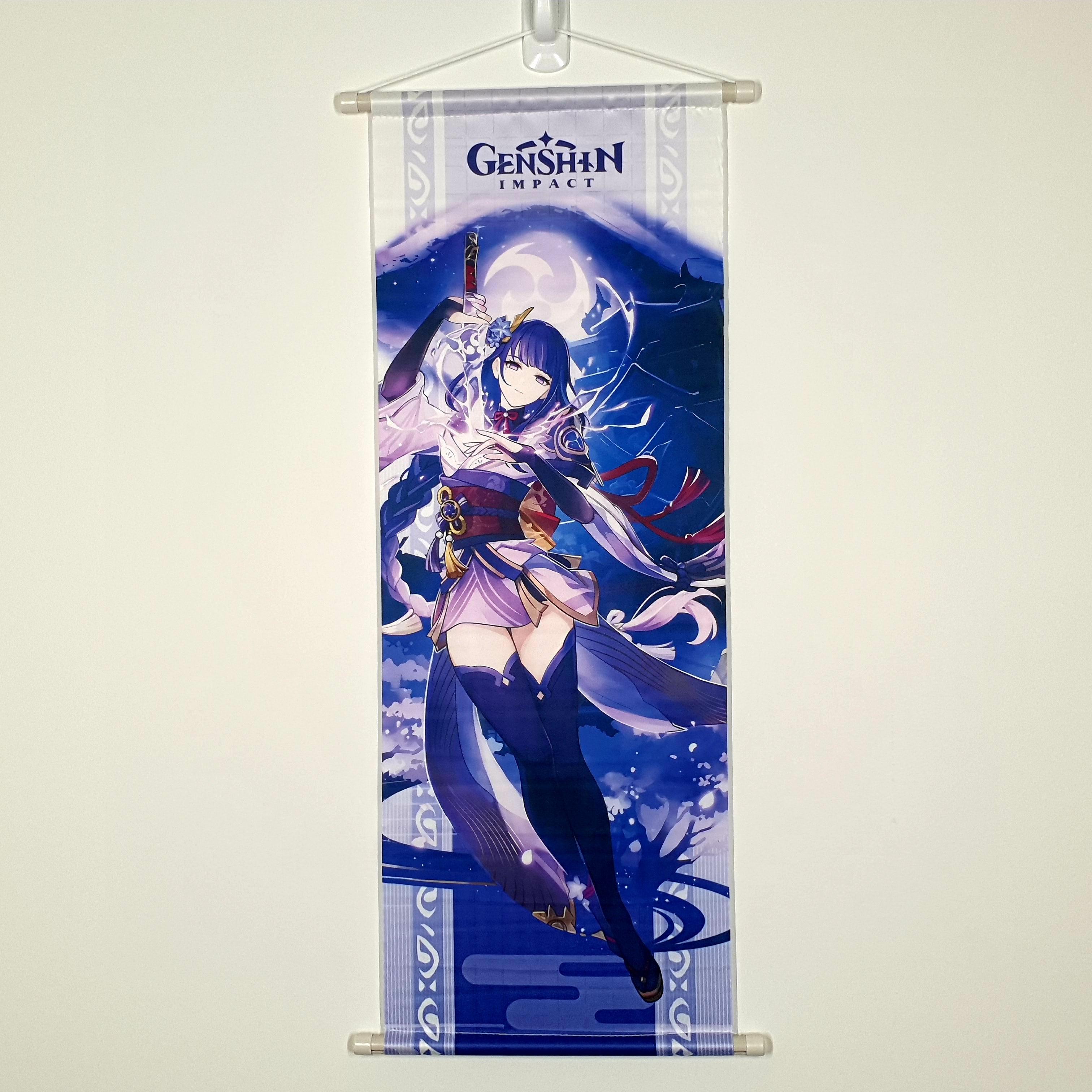 Raiden Shogun Wall Scroll