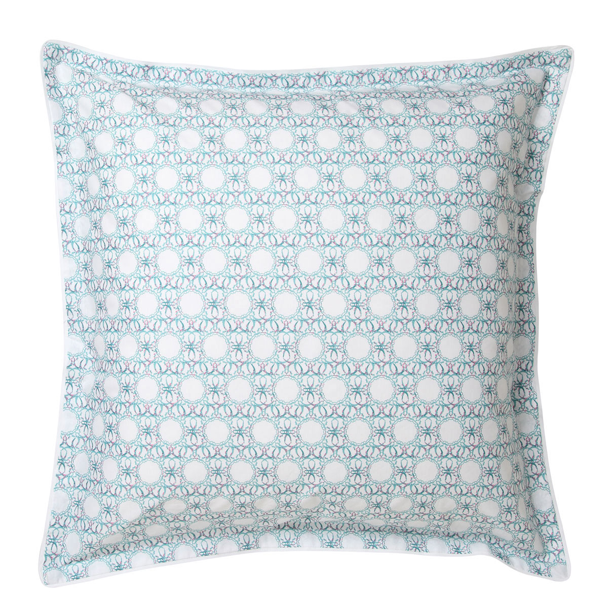 Logan and Mason Juliette Mint European Pillowcase – Planet Linen