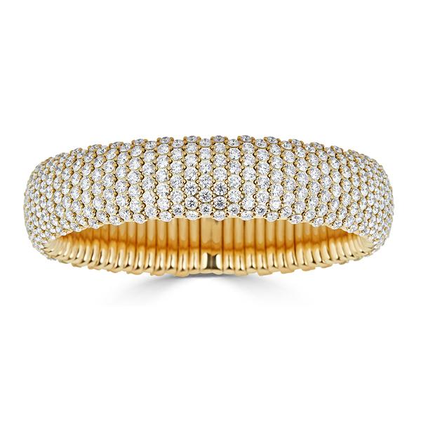 Sabbia Fine Jewelry - Two Row Diamond Stretch Bracelet