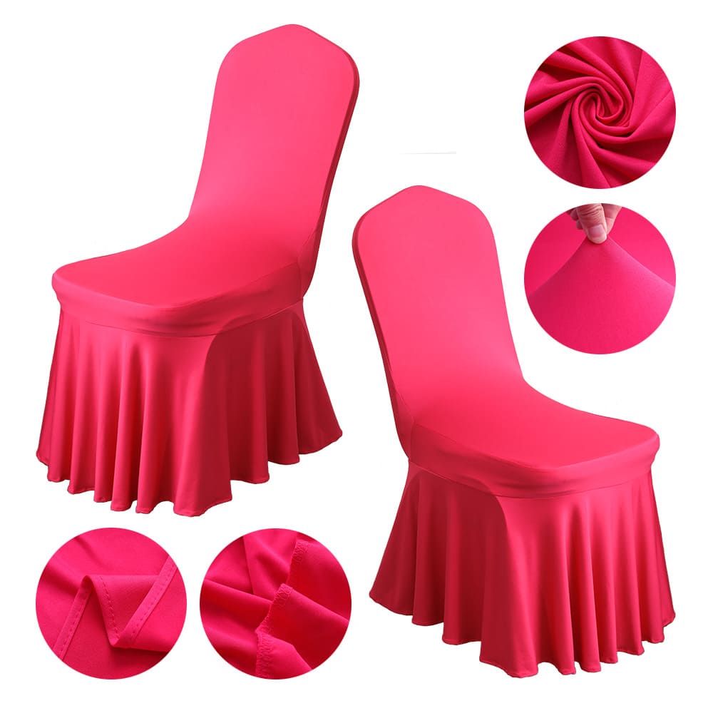 skirted spandex chair covers