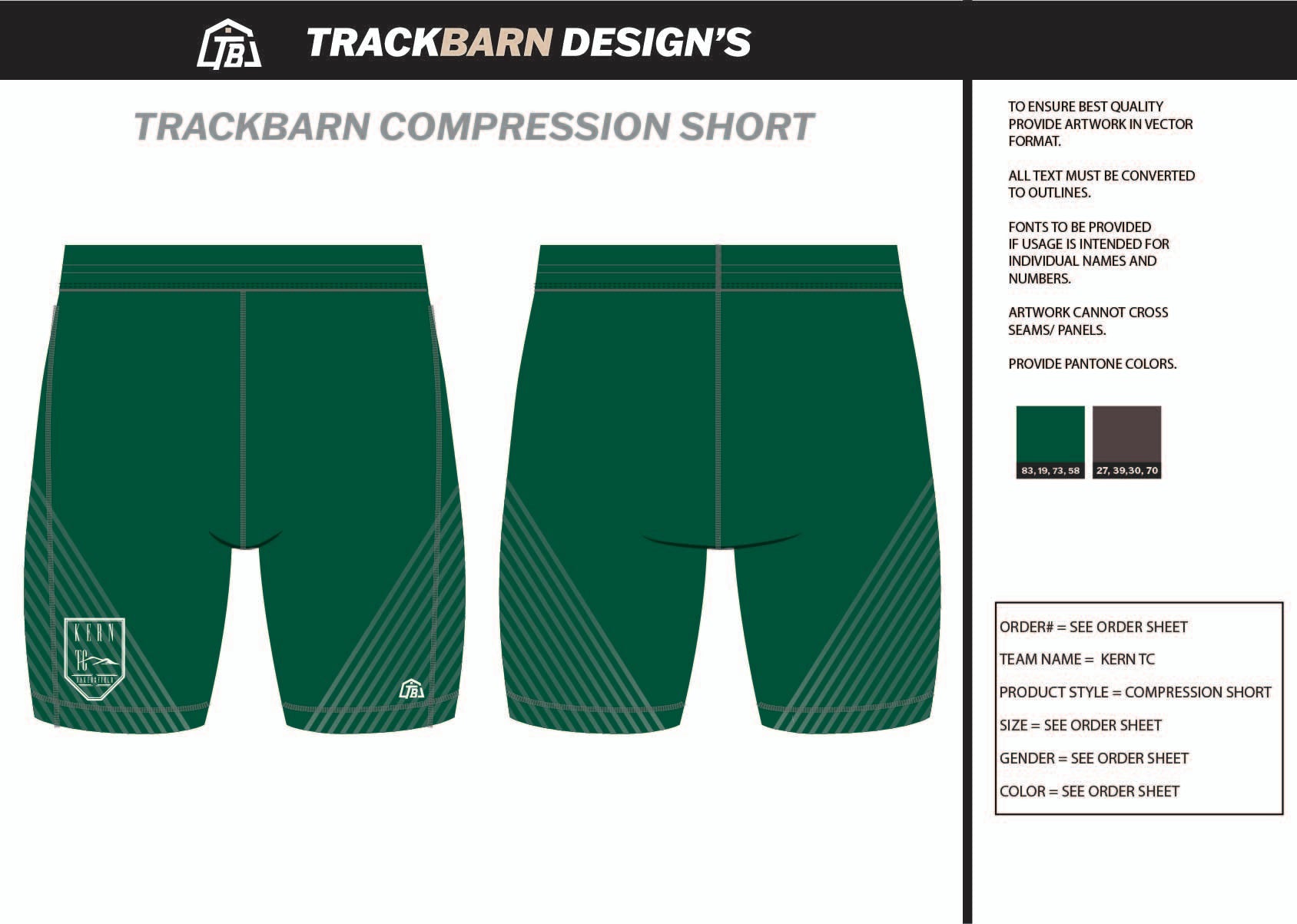 TrackBarn Men's Compression Short