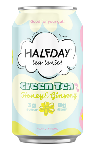 Halfday green tea with honey and ginseng tonic