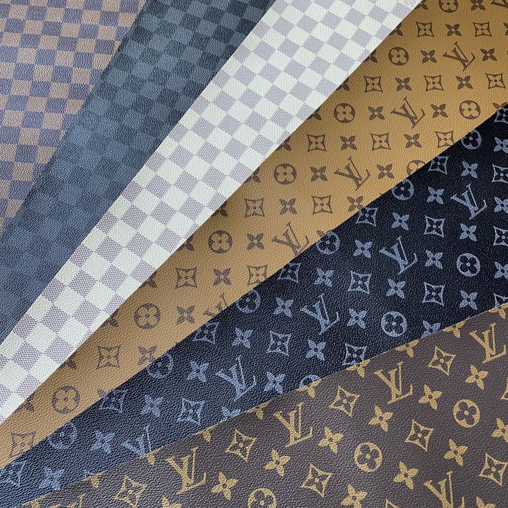 Bundle Sale: 6 Colors Group of Classic LV Pattern Leathers – Hype Fabrix