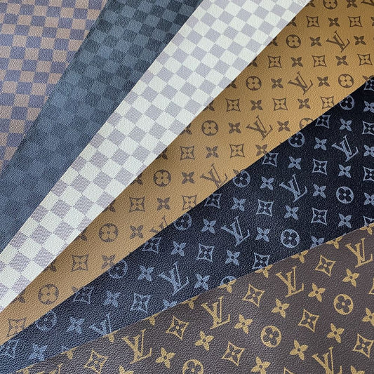 Bundle Sale : 27 Colors Group of LV GG FF Goyard Pattern Leathers