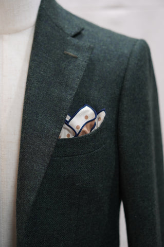 Four Point Fold Pocket Square - Three Buttons