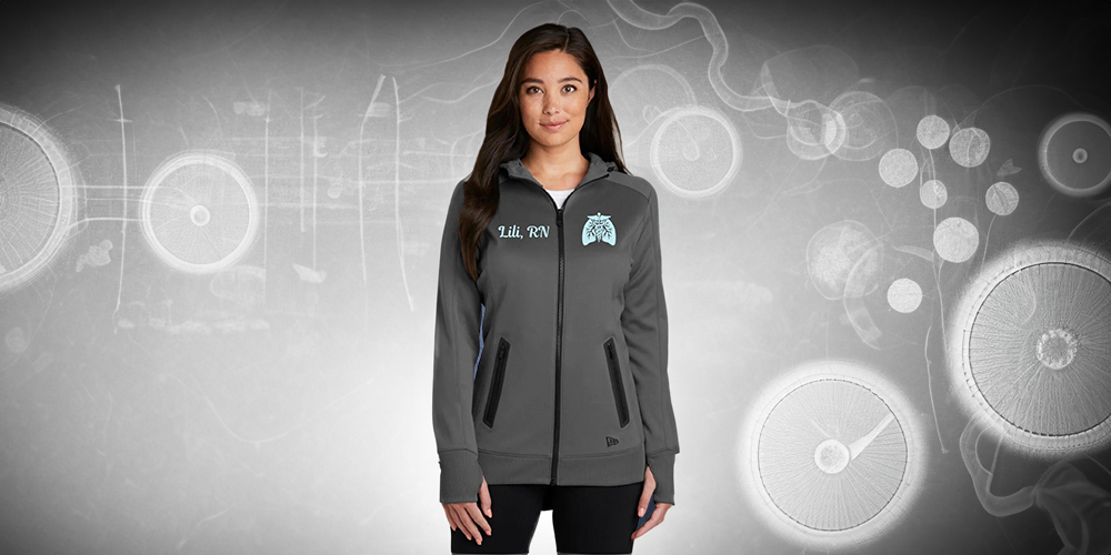 New Era Ladies Custom Respiratory Nurse Fleece Jacket