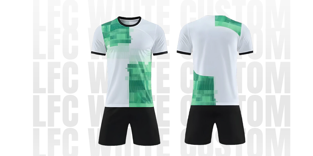 LFC White Custom Soccer Team Uniform