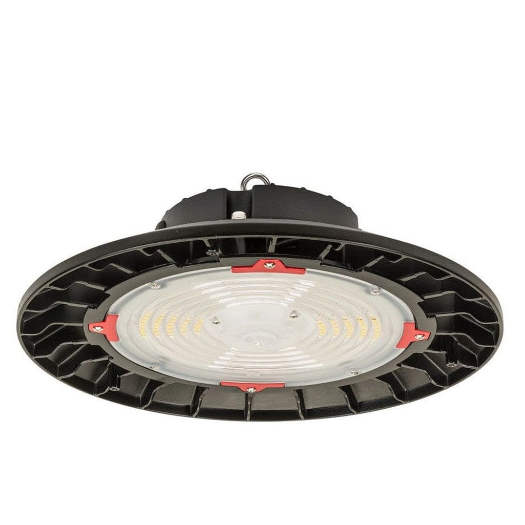 Round Highbay Fixture. 200W, 120-277V Input, 4000K, 0-10V Dimming. Built in sensor receptacle