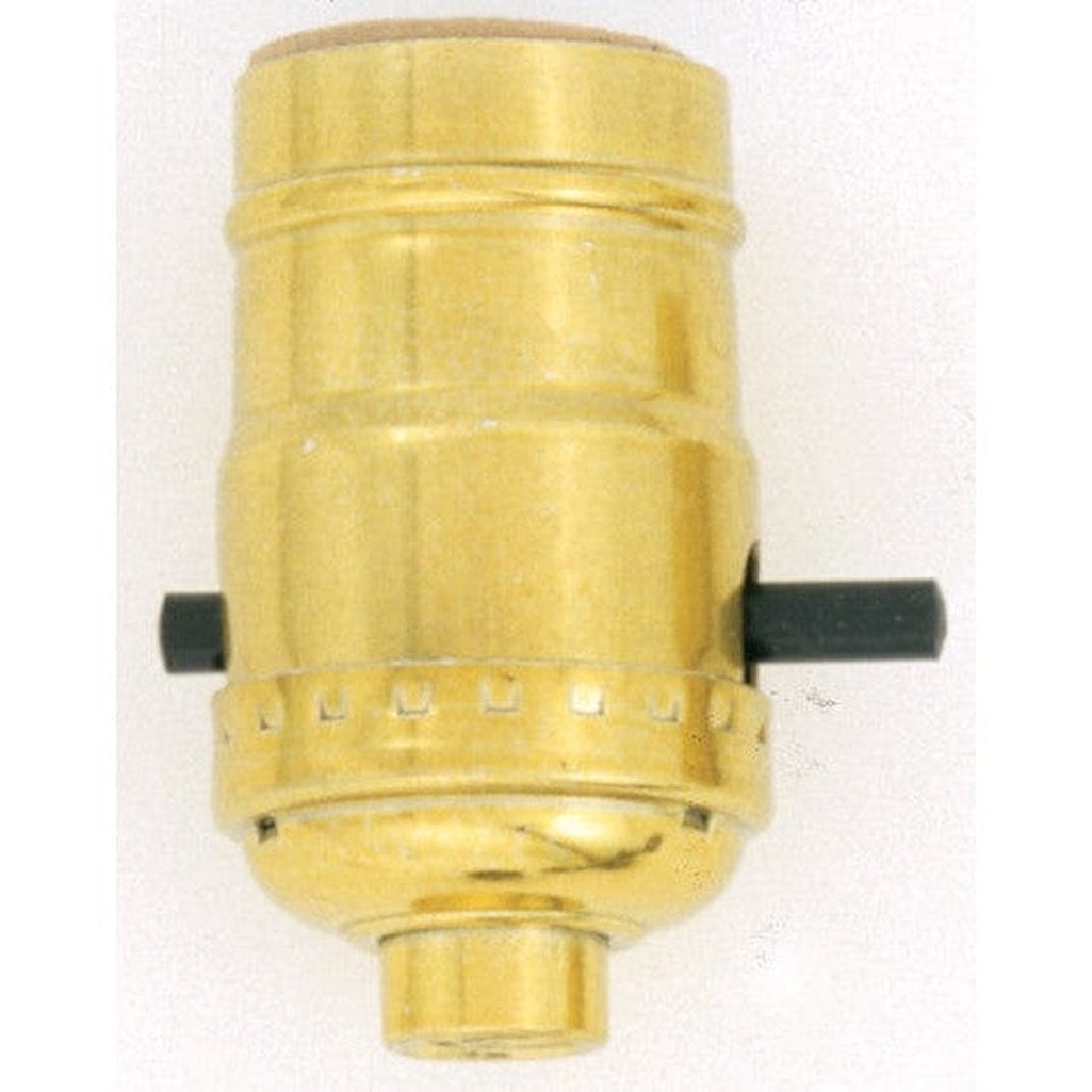 GILT SOCKET PUSH THRU SWITCH