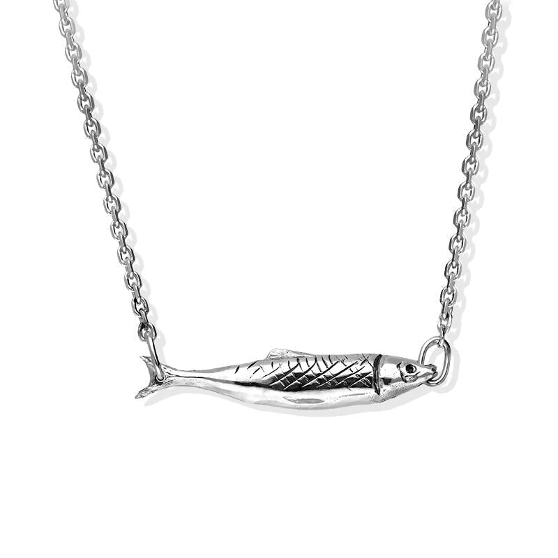 Sterling Silver Emma Stothard Silver Darling Petite Chain Necklace