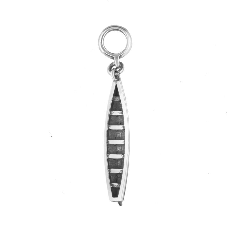 Sterling Silver Regatta Rowing Boat Tube Charm