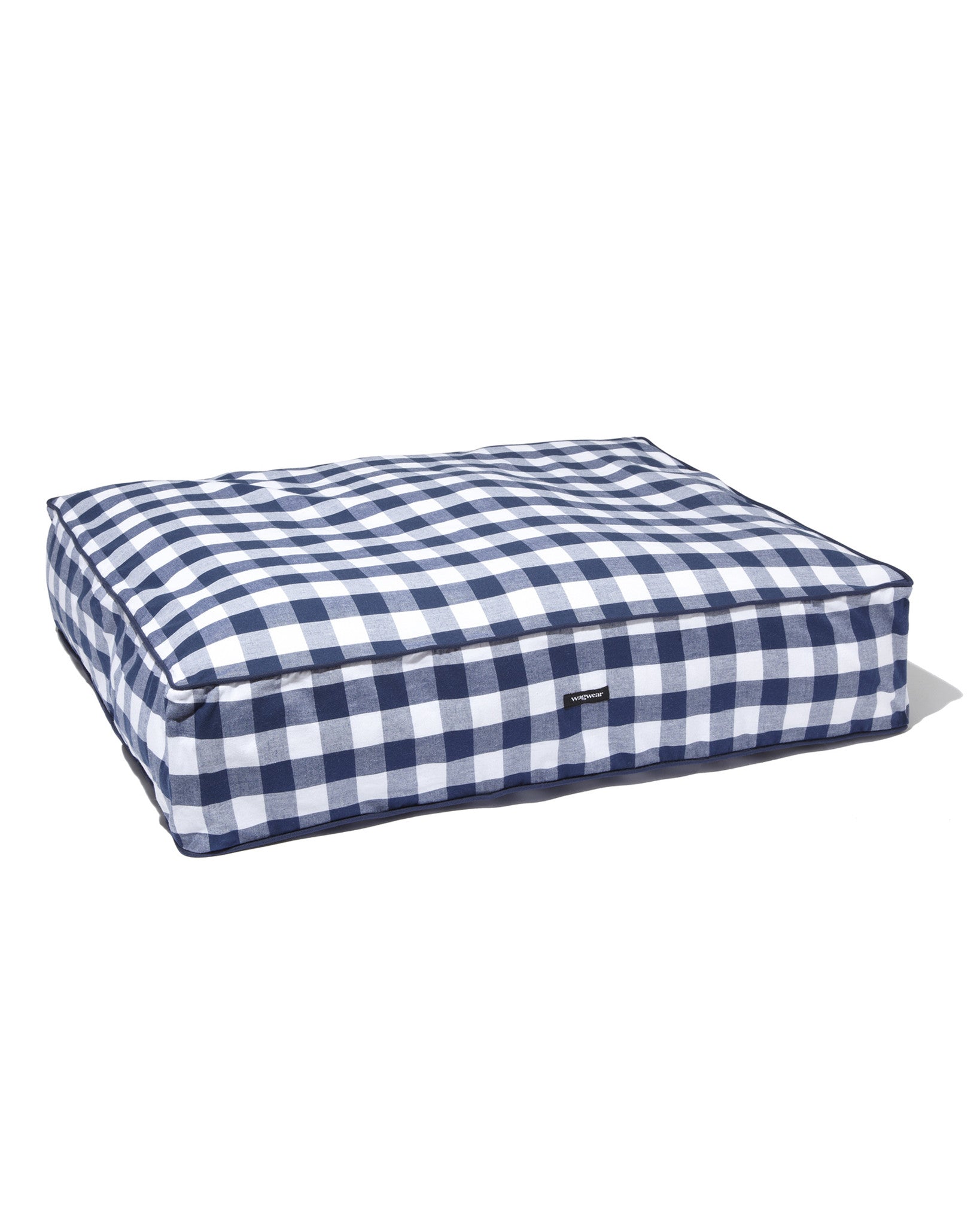 Gingham Check Bed - Blue