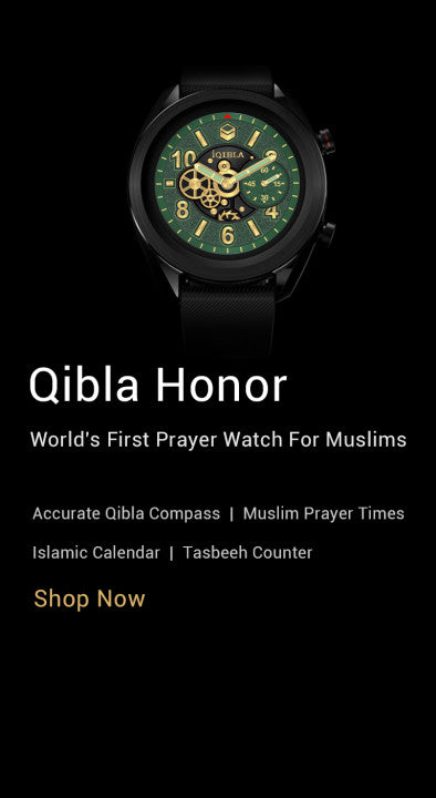 Qibla Compass Bluetooth Watch Tasbih Counter Smart Ring For Muslim Iqibla